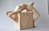 Schlangenfrau 2015 Keramik L 24cm